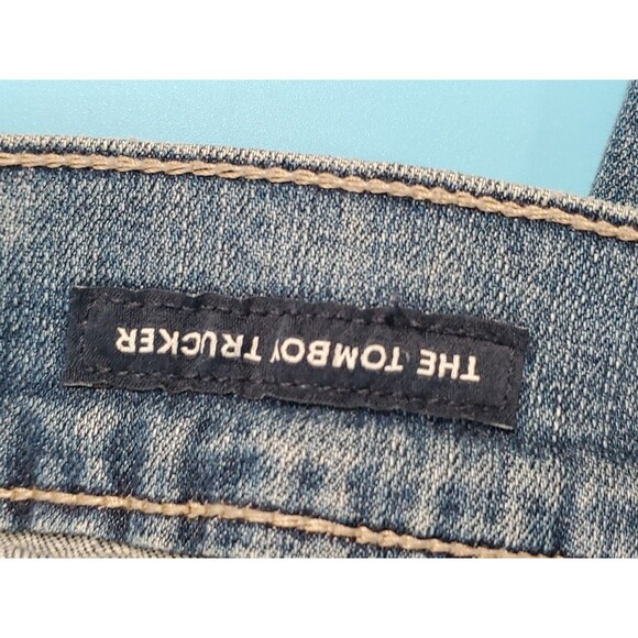 Lucky Brand Denim Jacket Sm Light Wash Tomboy Trucker  Flap Pockets Classic - Picture 12 of 16